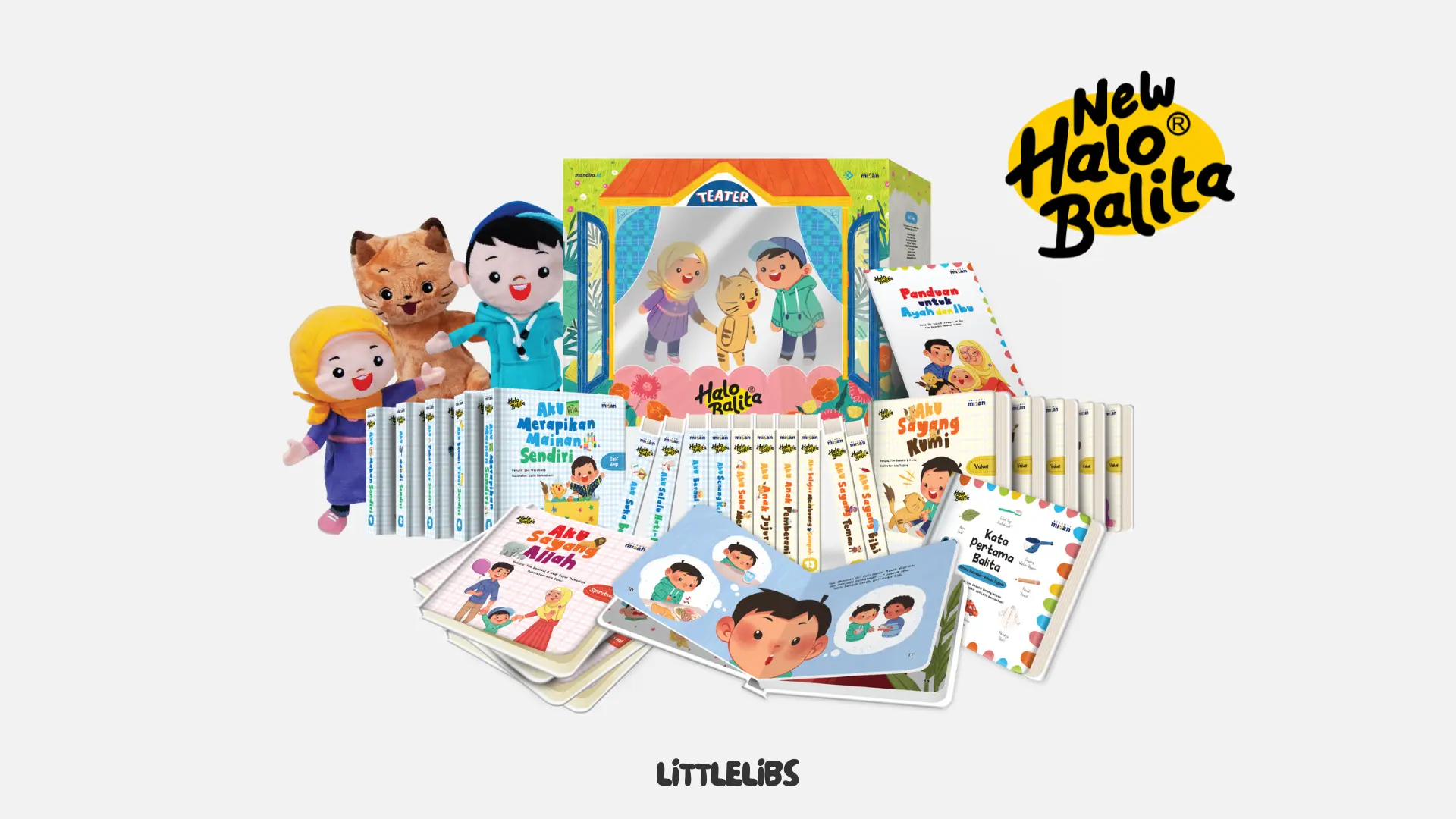 Paket Buku New Halo Balita untuk usia 1-5 tahun